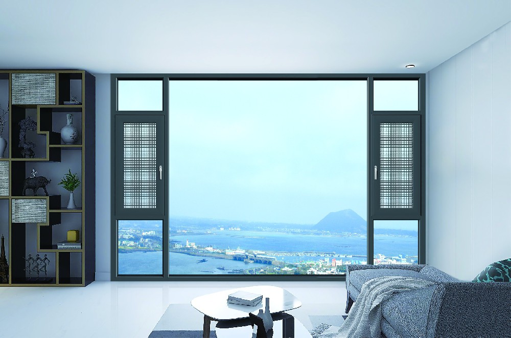 【門窗產(chǎn)品系列】108斷橋窗紗一體平開窗